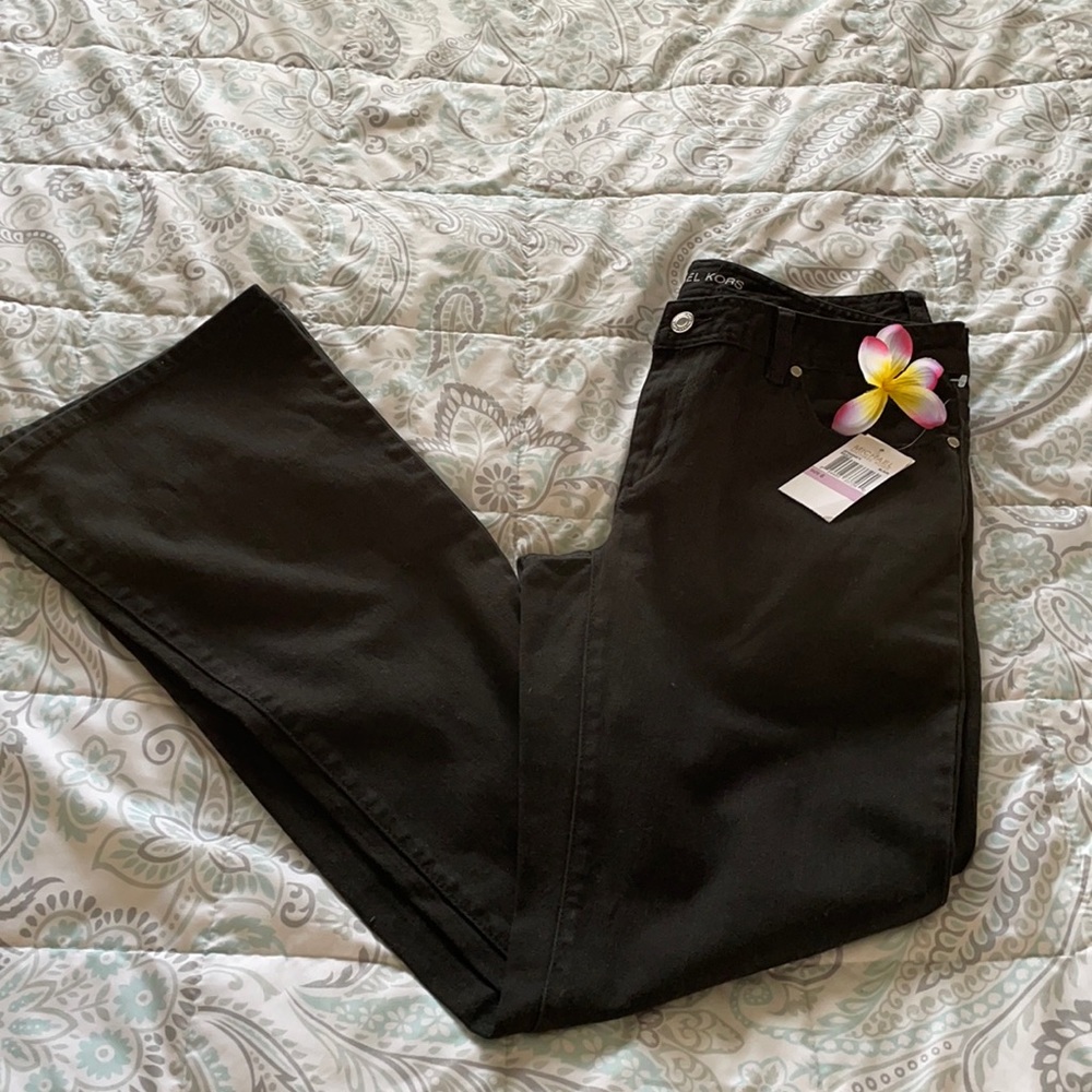 Michael Kors Black Boot Cut Pants